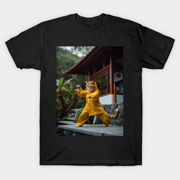 Ninja Cat T-Shirt by AviToys